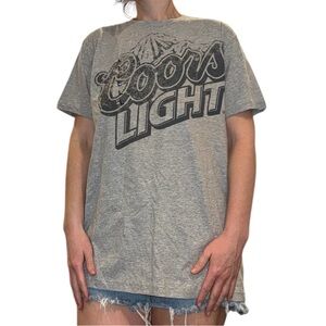 Coors Light Gray Short Sleeve Tee